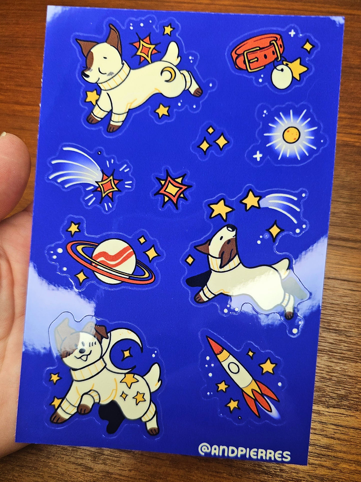 laika sticker sheet