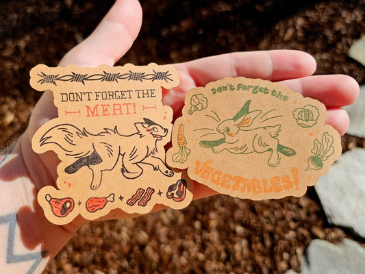 grocery reminder stickers