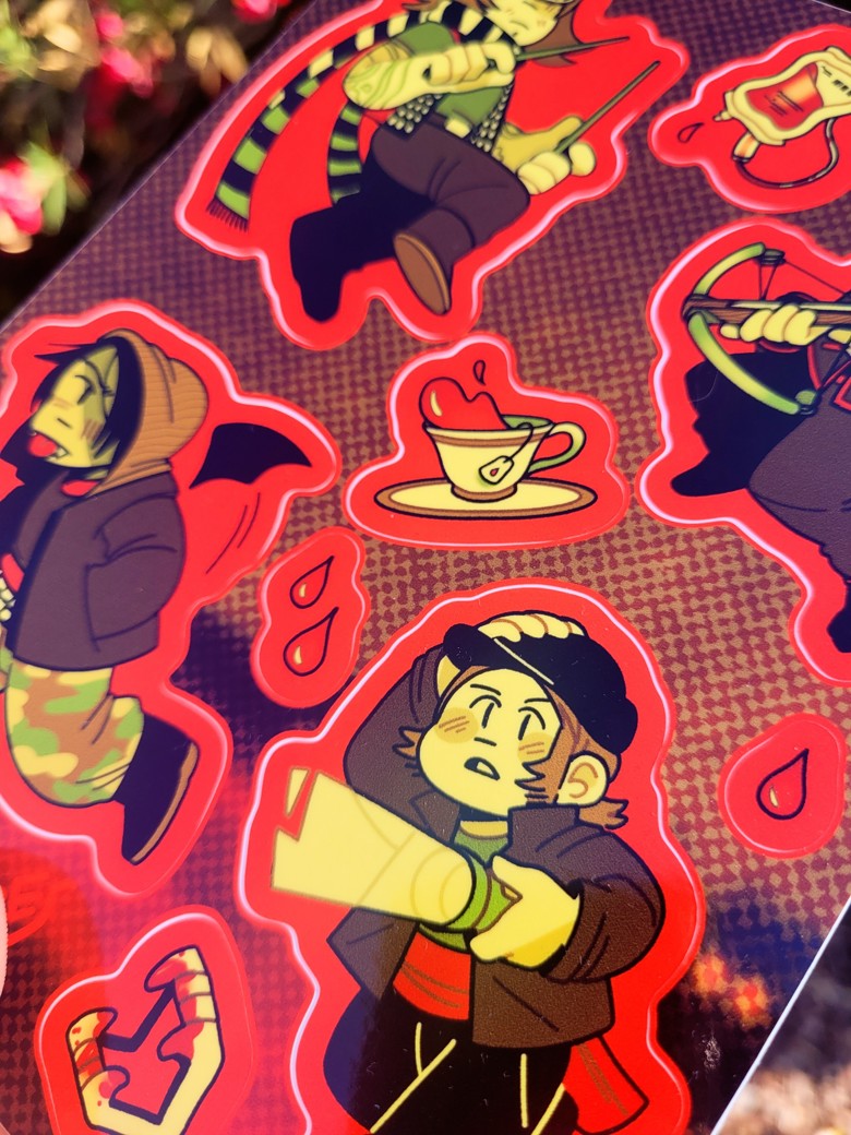 FOB - 16 candles sticker sheet
