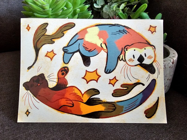 my otter half print (june 2024 print club)