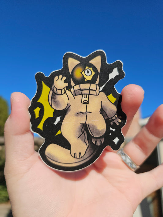tear in space glow-in-the-dark sticker