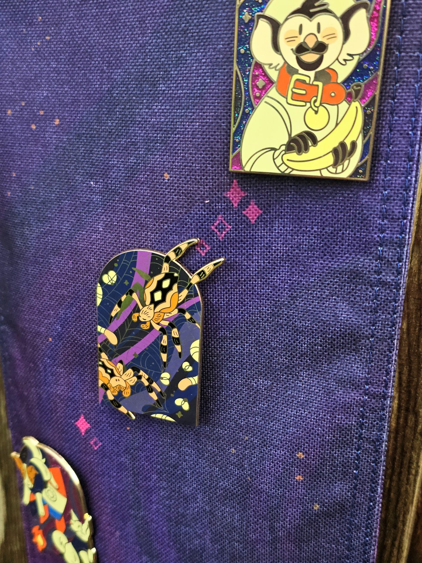 space hanging wall pin banner