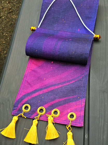 space hanging wall pin banner