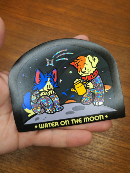 laika and felicette glitter stickers