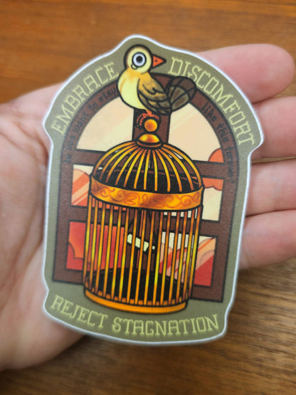 birdcage sticker