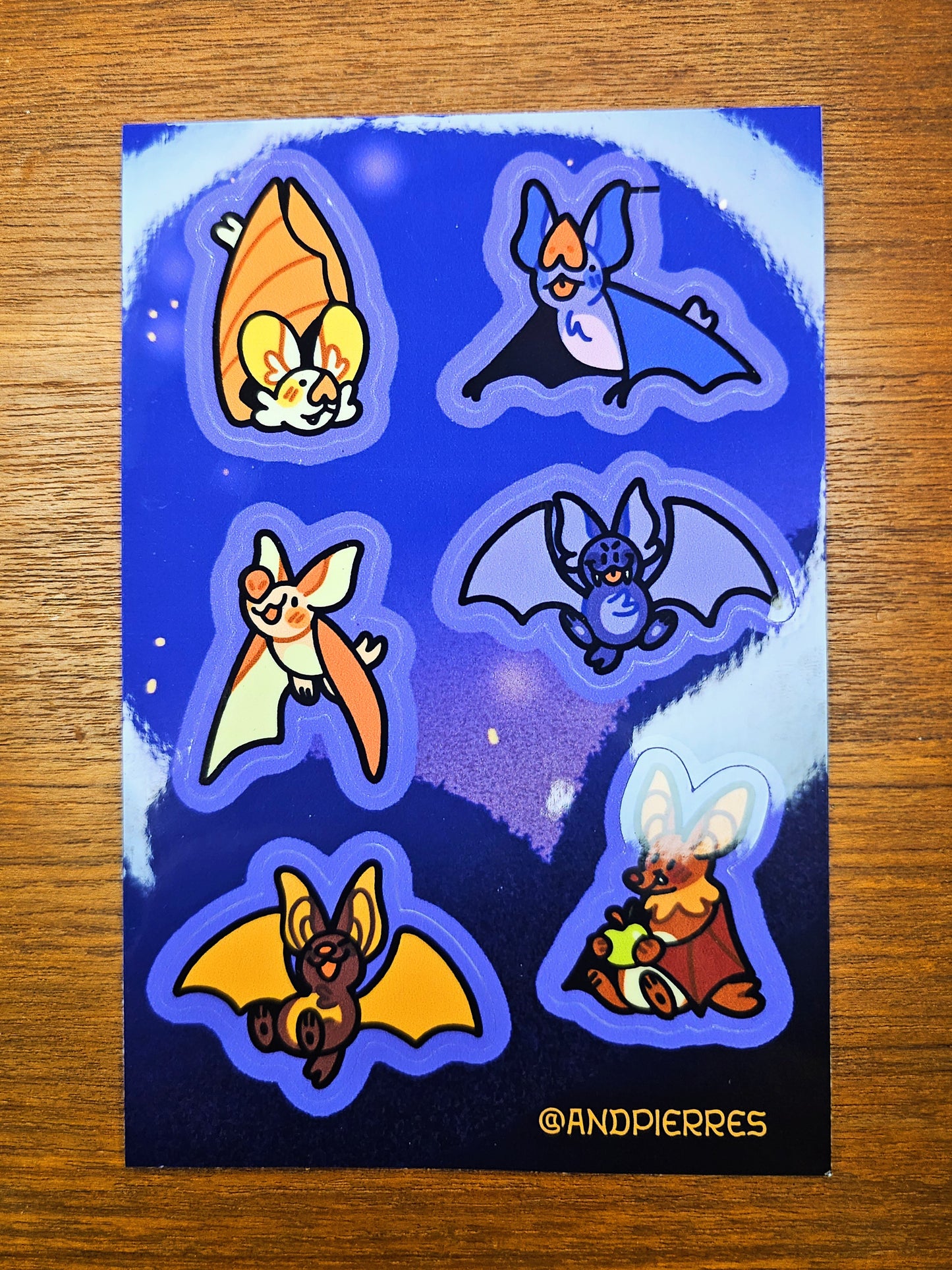 batty sticker sheet