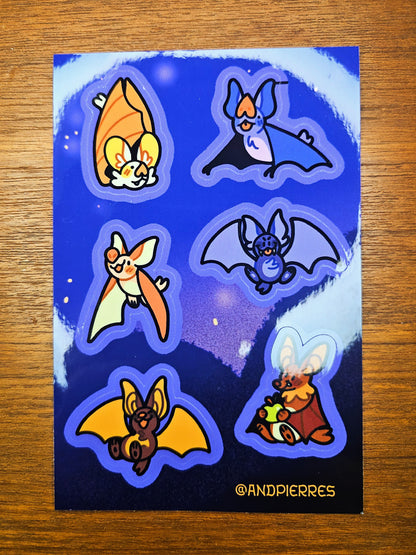 batty sticker sheet