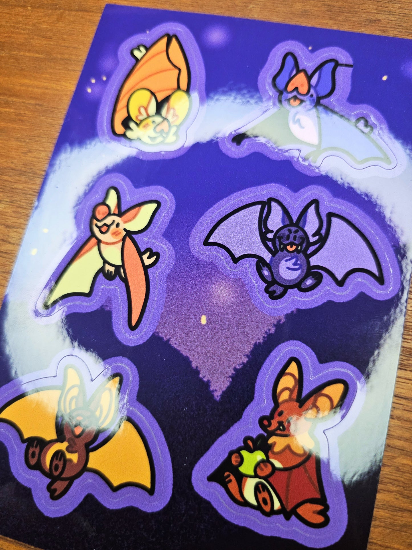batty sticker sheet