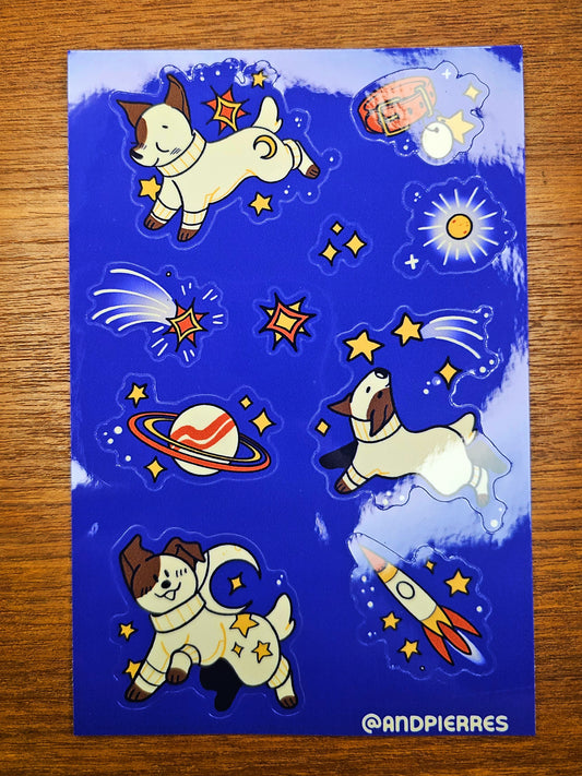 laika sticker sheet