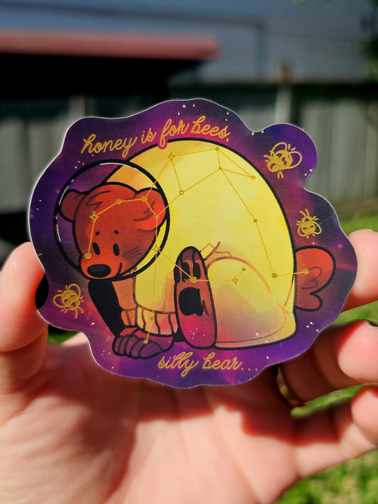 FOB - lullabye gold foil sticker