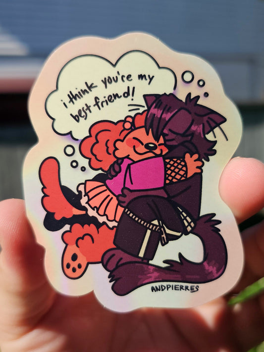 best friends sticker