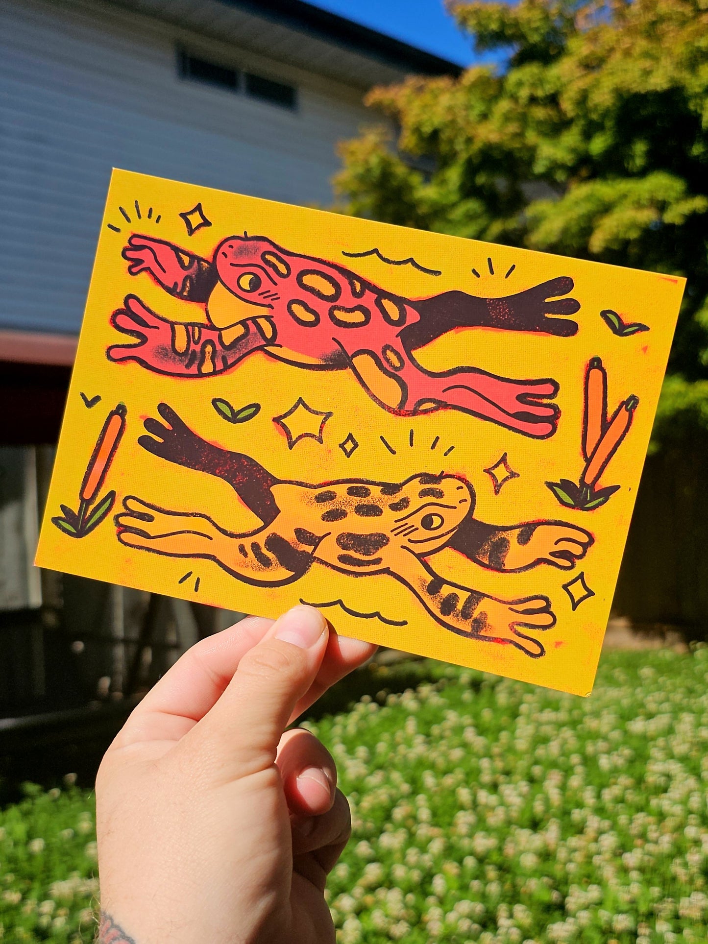 leap frog print (march 2024 print club)