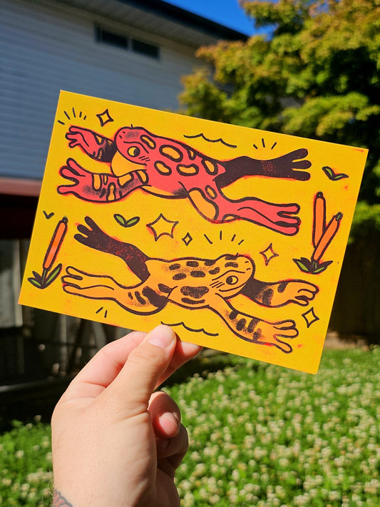 leap frog print (march 2024 print club)