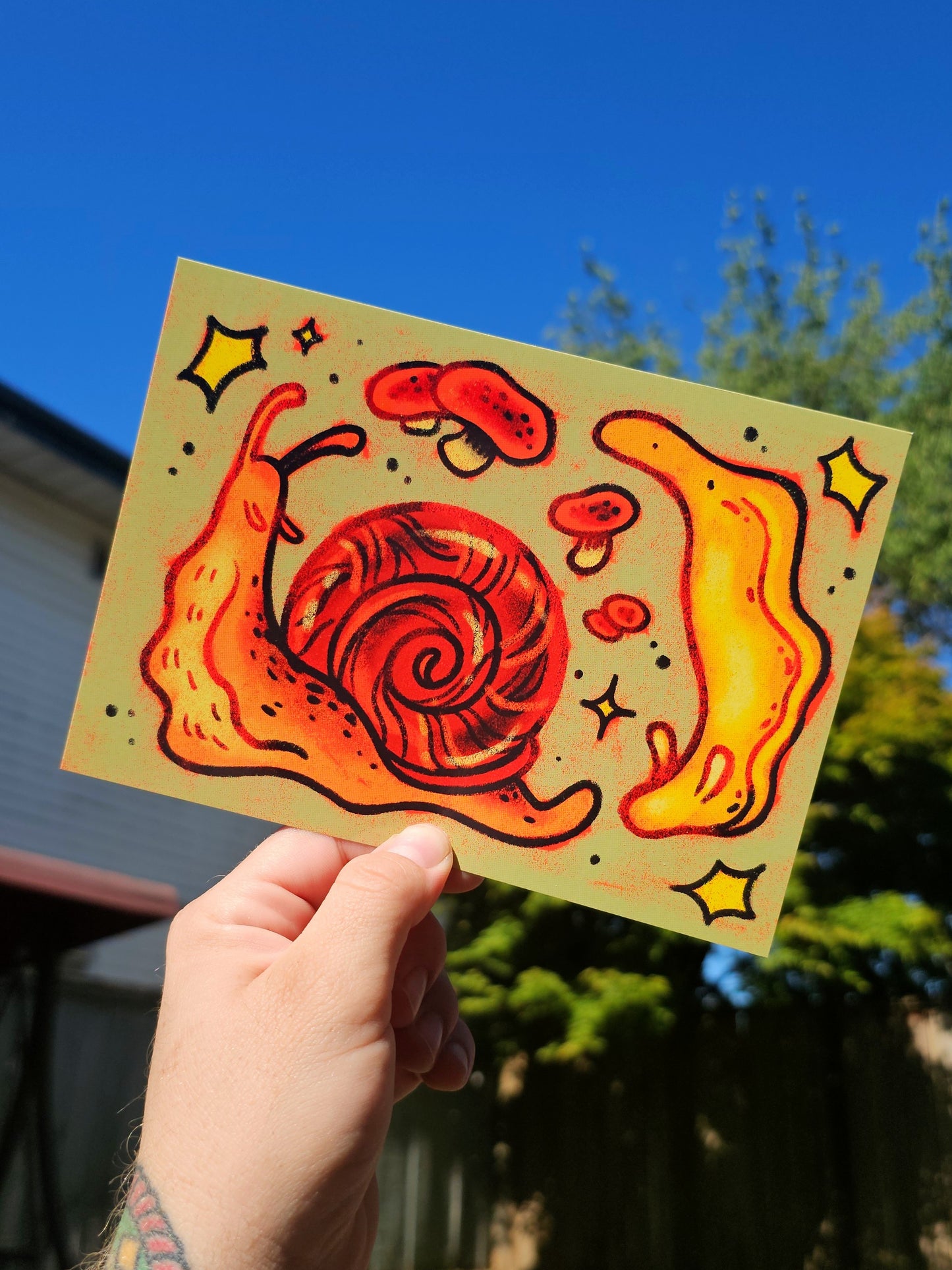 snail & slug print (january 2025 print club)