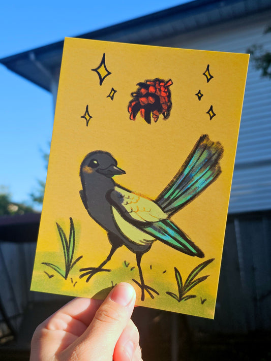 magpie print (july 2025 print club)