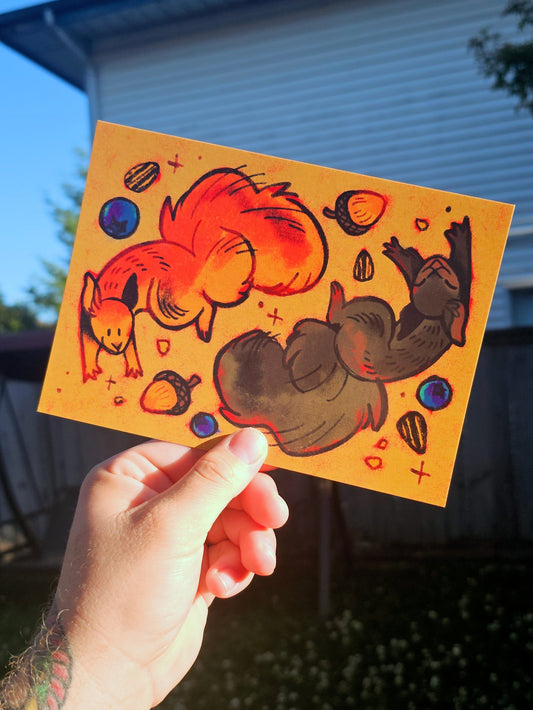 squirrel print (november 2025 print club)