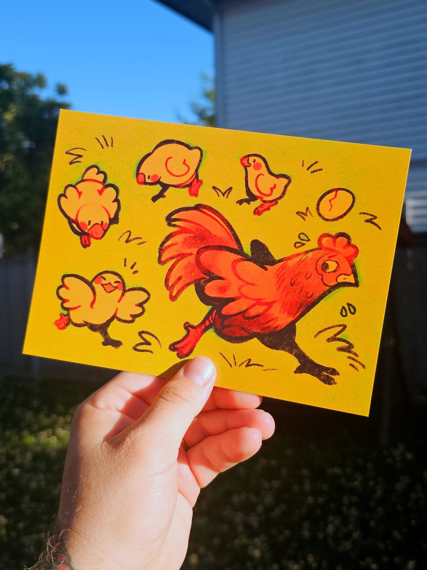 chicken print (april 2025 print club)