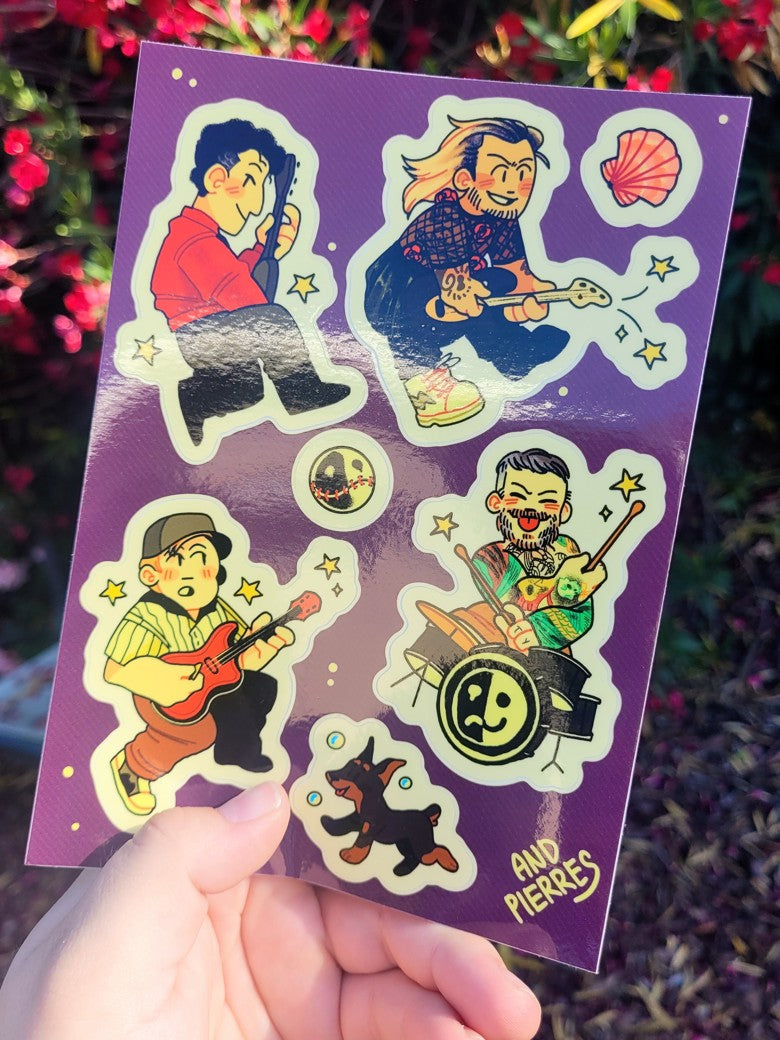 FOB - seashell sticker sheet