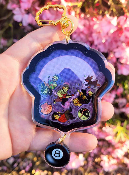 FOB - seashell shaker charm