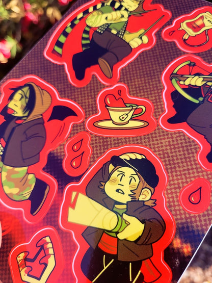 FOB - 16 candles sticker sheet