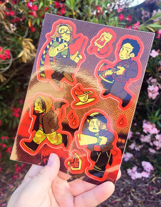 FOB - 16 candles sticker sheet