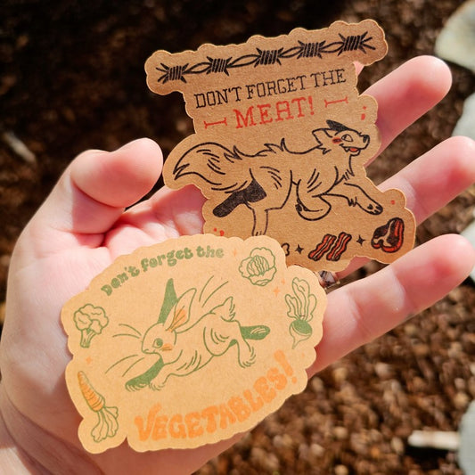 grocery reminder stickers