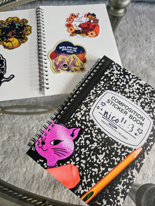 composition sticker book