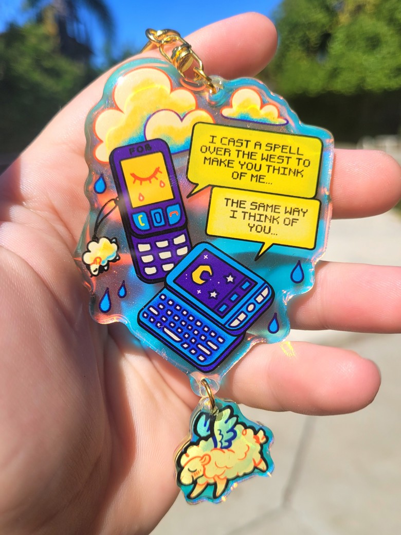 FOB - doldrums rainbow acrylic charm