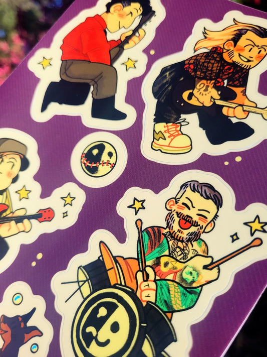 FOB - seashell sticker sheet