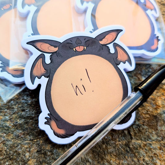 fat bat memo pad