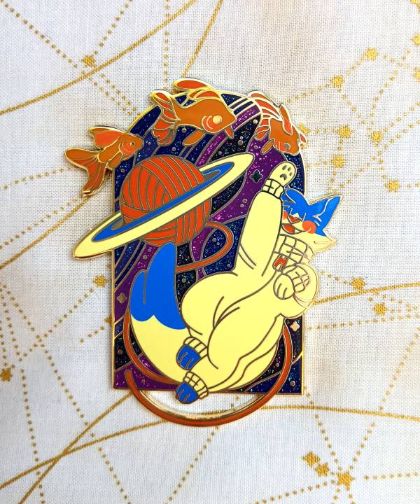 space animal pins