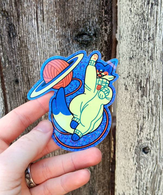 felicette large glitter sticker