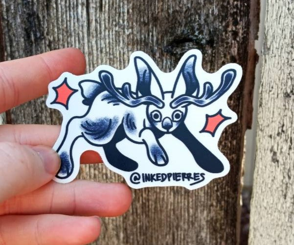 jackalope sticker