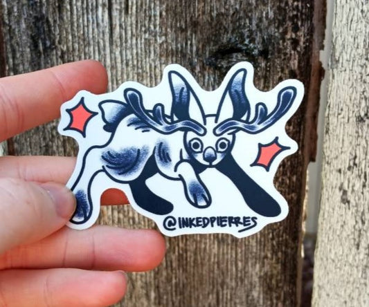 jackalope sticker