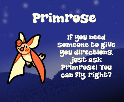 batty blind bag acrylic charms