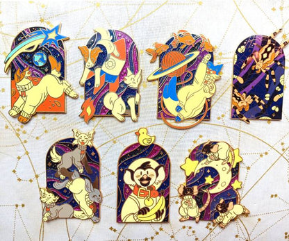 space animal pins